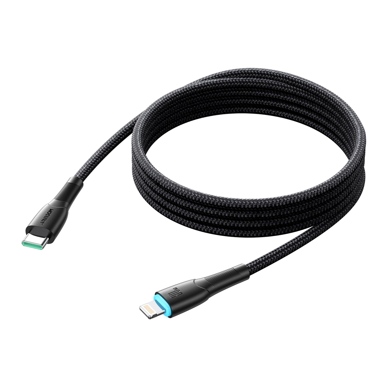 USB-C - Lightning Lade- und Datenkabel Joyroom S-A32, 30W, 1m, Schwarz