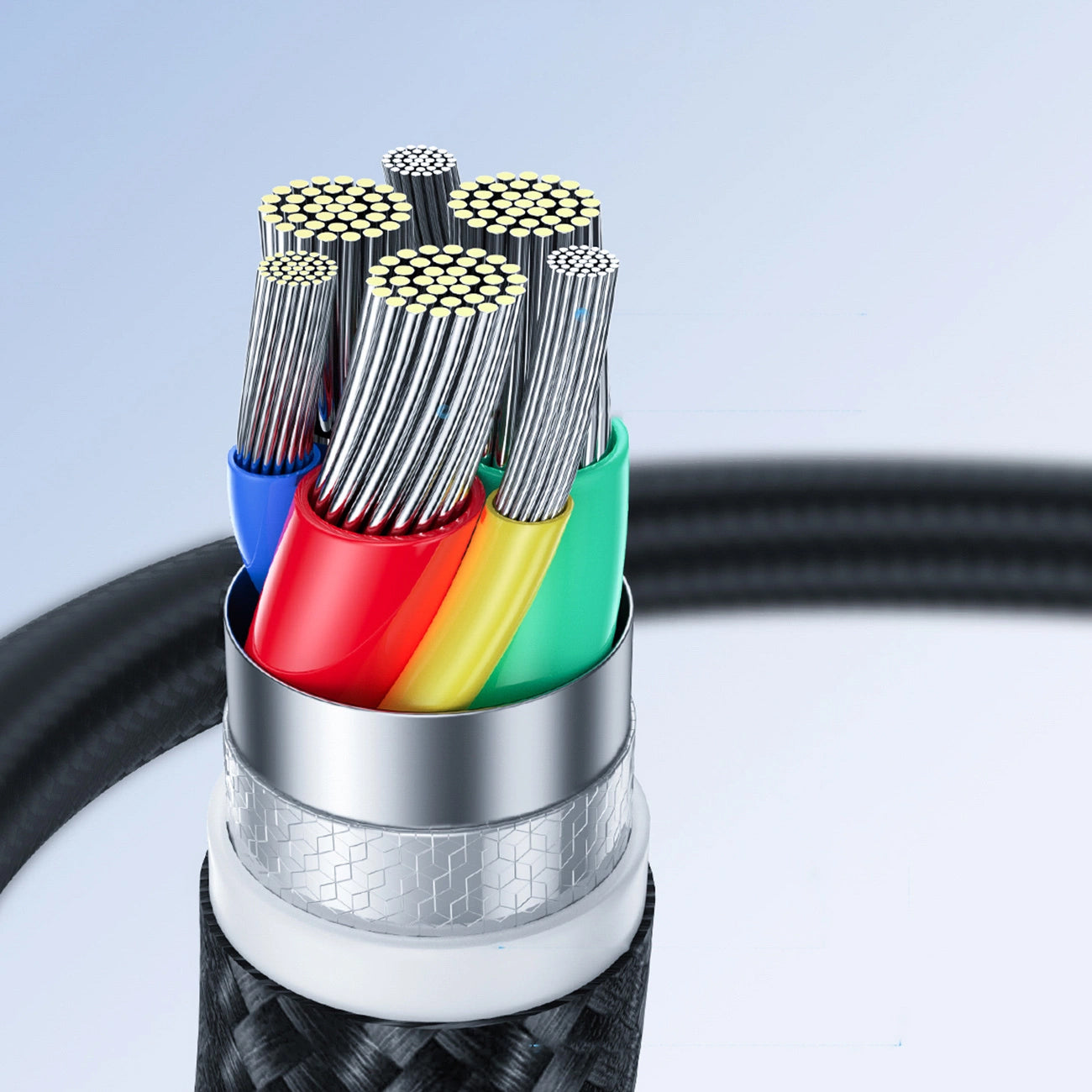 Câble de Données et de Charge USB-C - USB-C Joyroom S-A11, 60W, 0.25m, Noir