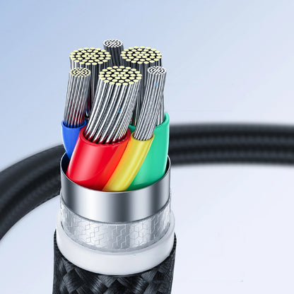 Câble de Données et de Charge USB-C - USB-C Joyroom S-A11, 60W, 0.25m, Noir