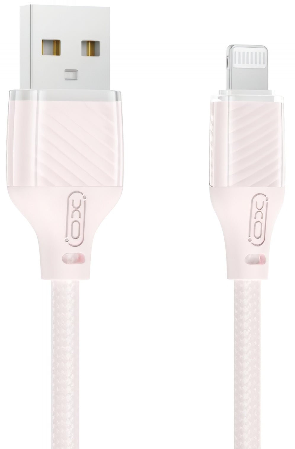 USB-A - Lightning Data en Oplaadkabel XO Design NB291, 18W, 1m, Roze