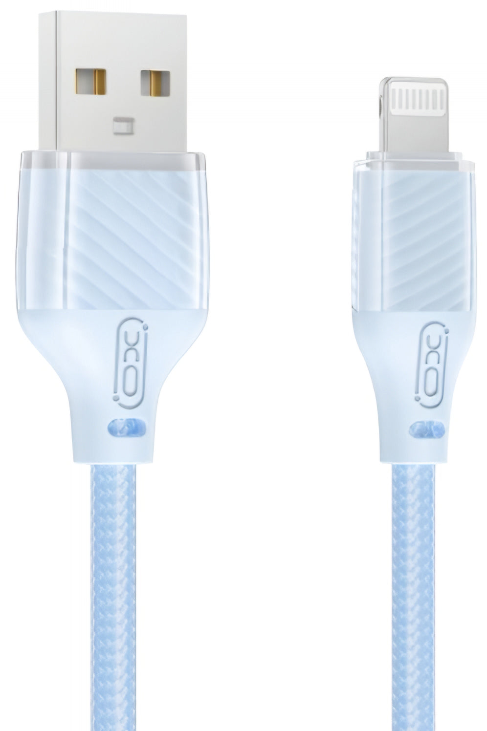 USB-A to Lightning Data and Charging Cable XO Design NB291, 18W, 1m, Blue