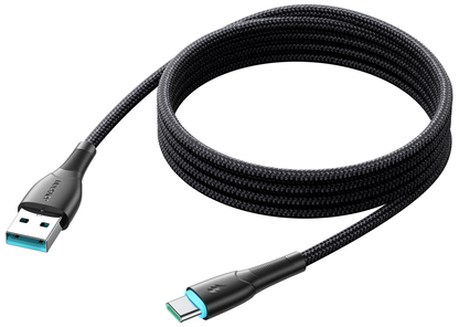 Data- en Oplaadkabel USB-A - USB-C Joyroom S-A32, 18W, 1m, Zwart