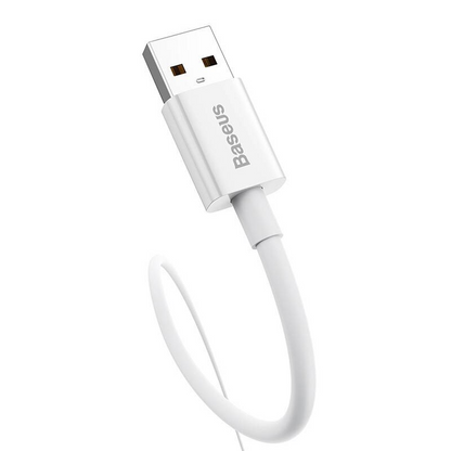 Câble de Données et de Charge USB-A - USB-C Baseus Superior Series, 100W, 1m, Blanc P10320102214-01