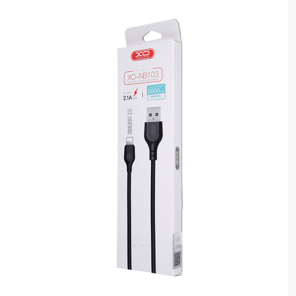 Câble de Données et de Charge USB-A - microUSB XO Design NB103, 18W, 1m, Blanc