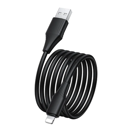 Daten- und Ladekabel USB-A - Lightning HOCO X124, 18W, 1m, Schwarz