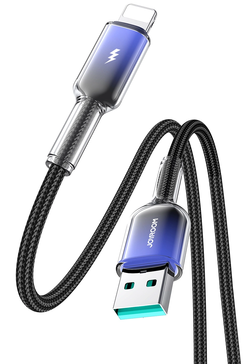 Daten- und Ladekabel USB-A - Lightning Joyroom S-A42, 18W, 1,2m, Schwarz