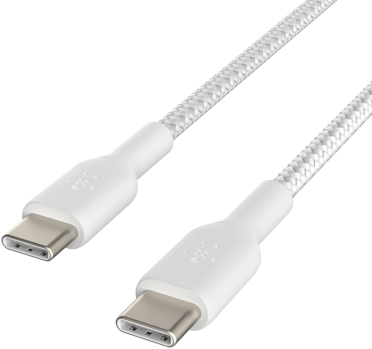 Câble de données et de charge USB-C - USB-C Belkin BoostCharge Pro, 60W, 2m, Blanc CAB004bt2MWH