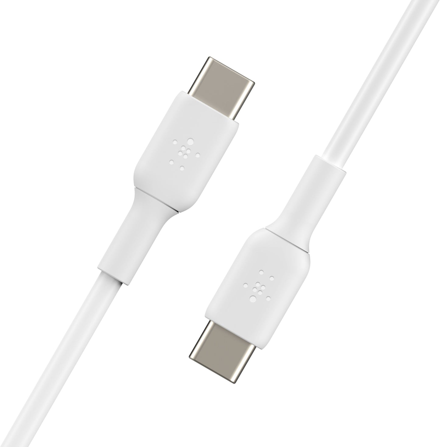 Câble de données et de charge USB-C - USB-C Belkin BoostCharge, 60W, 1m, Blanc CAB003bt1MWH