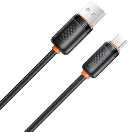 Daten- und Ladekabel USB-A - USB-C XO Design NB302, 18W, 1m, Schwarz