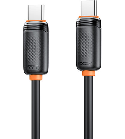 Câble de données et de charge USB-C - USB-C XO Design NB-Q302B, 60W, 1m, Noir