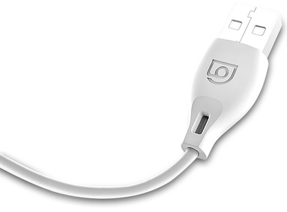 USB-A - microUSB Dudao L4M Data- en Oplaadkabel, 18W, 1m, Wit