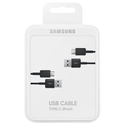 Câble de données et de charge Samsung USB-A vers USB-C 2-Pack, 25W, 1,5m, noir EP-DG930MBEGGWWW