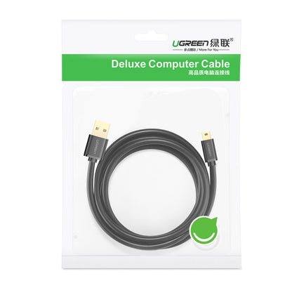 USB-A - miniUSB Daten- und Ladekabel UGREEN US132, 2m, Schwarz