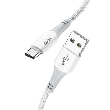 Câble de Données et de Charge USB-A - USB-C HOCO X70, 60W, 1m, Blanc