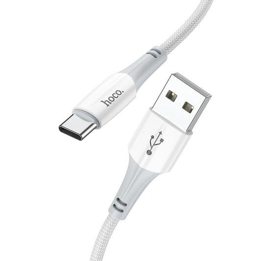 Daten- und Ladekabel USB-A - USB-C HOCO X70, 60W, 1m, Weiß