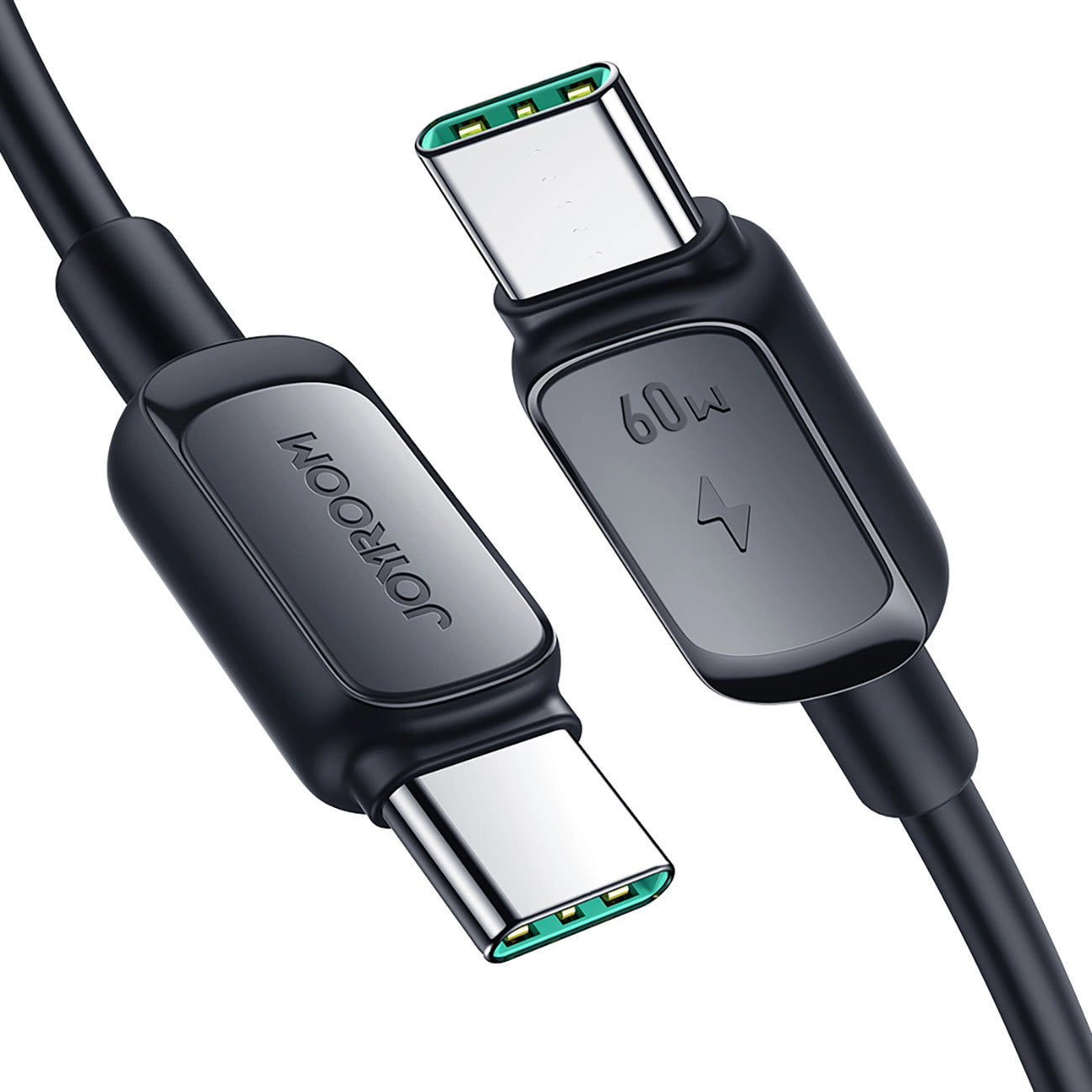 USB-C - USB-C Data- en Oplaadkabel Joyroom A14, 60W, 1.2m, Zwart