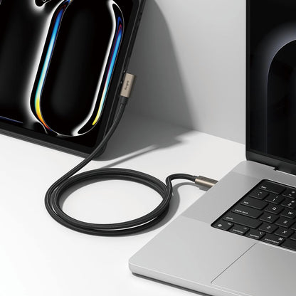 Câble de Données et de Charge USB-C - USB-C Ringke 2X2 Angled, 240W, 2m, Noir