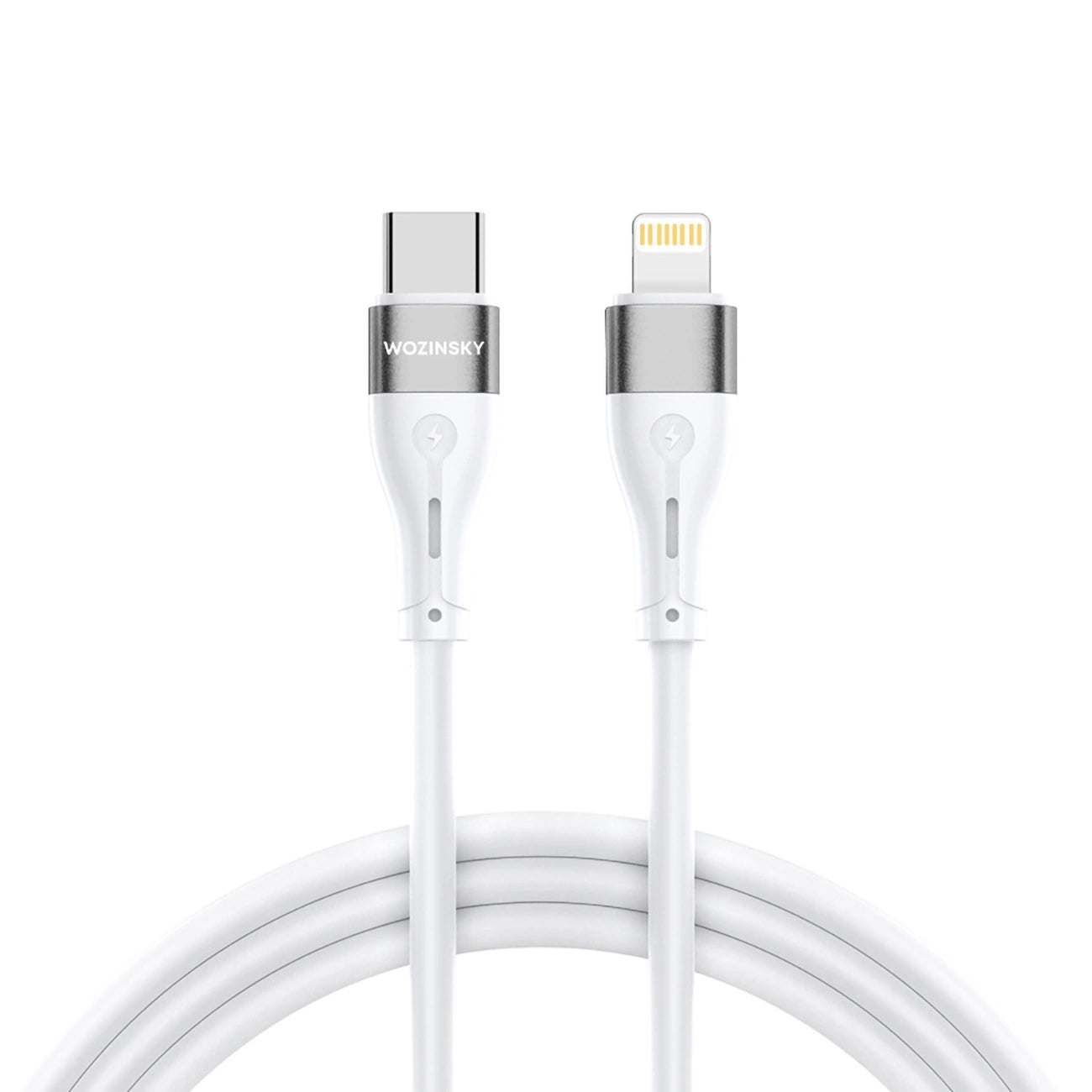 Data- en Oplaadkabel USB-C - Lightning WZK WSTCL1, 27W, 1m, Wit