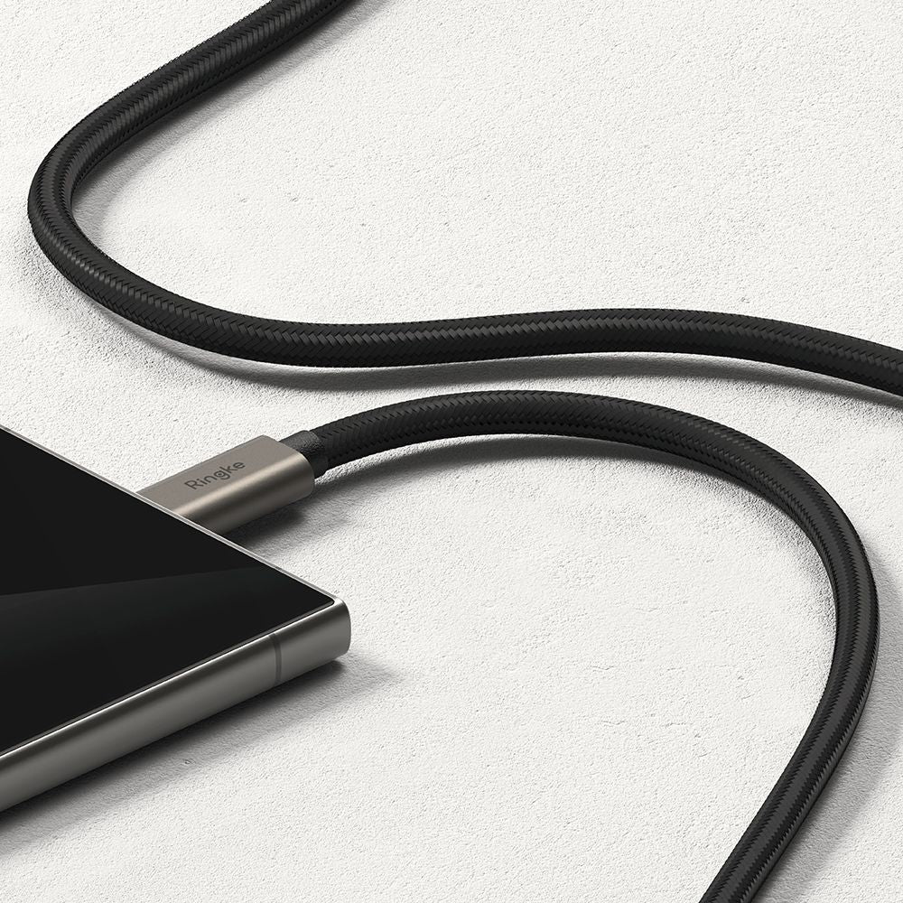 Câble de Données et de Charge USB-C - USB-C Ringke 2X2, 240W, 1m, Noir