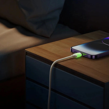 USB-C - Lightning Data- en Oplaadkabel Joyroom S-A53, 30W, 1.2m, Beige