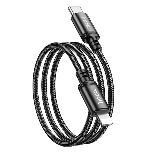 Câble de Données et de Charge USB-C - Lightning HOCO X89, 20W, 1m, Noir