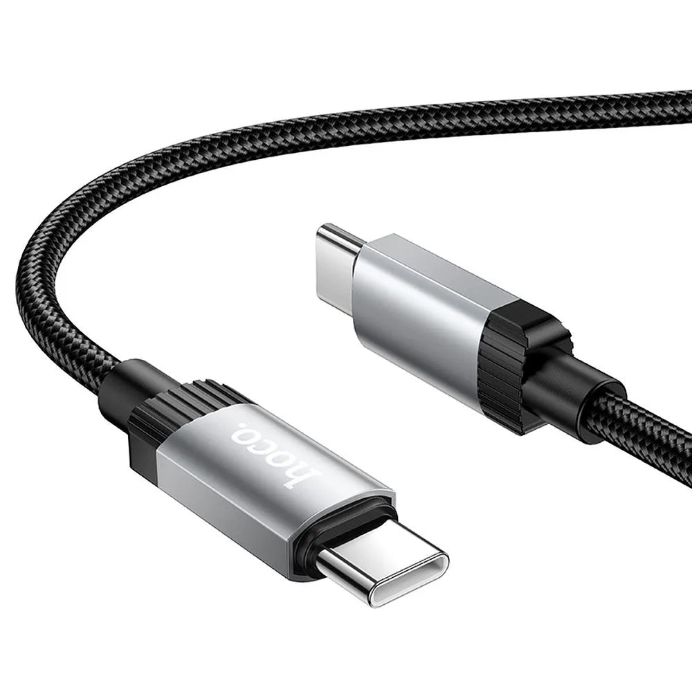 USB-C Data- en Oplaadkabel - USB-C HOCO X117, 60W, 1m, Zwart