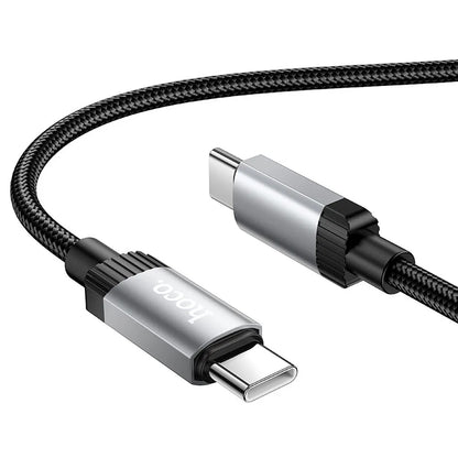 USB-C Data- en Oplaadkabel - USB-C HOCO X117, 60W, 1m, Zwart
