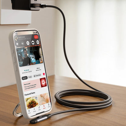 USB-C Daten- und Ladekabel - USB-C Joyroom S-A56 EnjoyX Angled, 60W, 1.2m, Schwarz