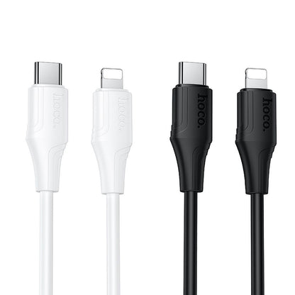 USB-C - Lightning Daten- und Ladekabel HOCO X124, 27W, 1m, Schwarz