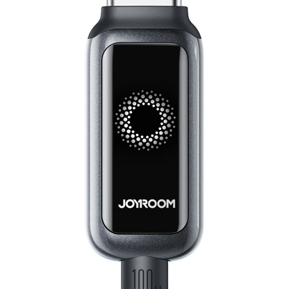 USB-C - Lightning Data- en Oplaadkabel Joyroom S-A55 StarFlight Display, 30W, 1.2m, Zwart