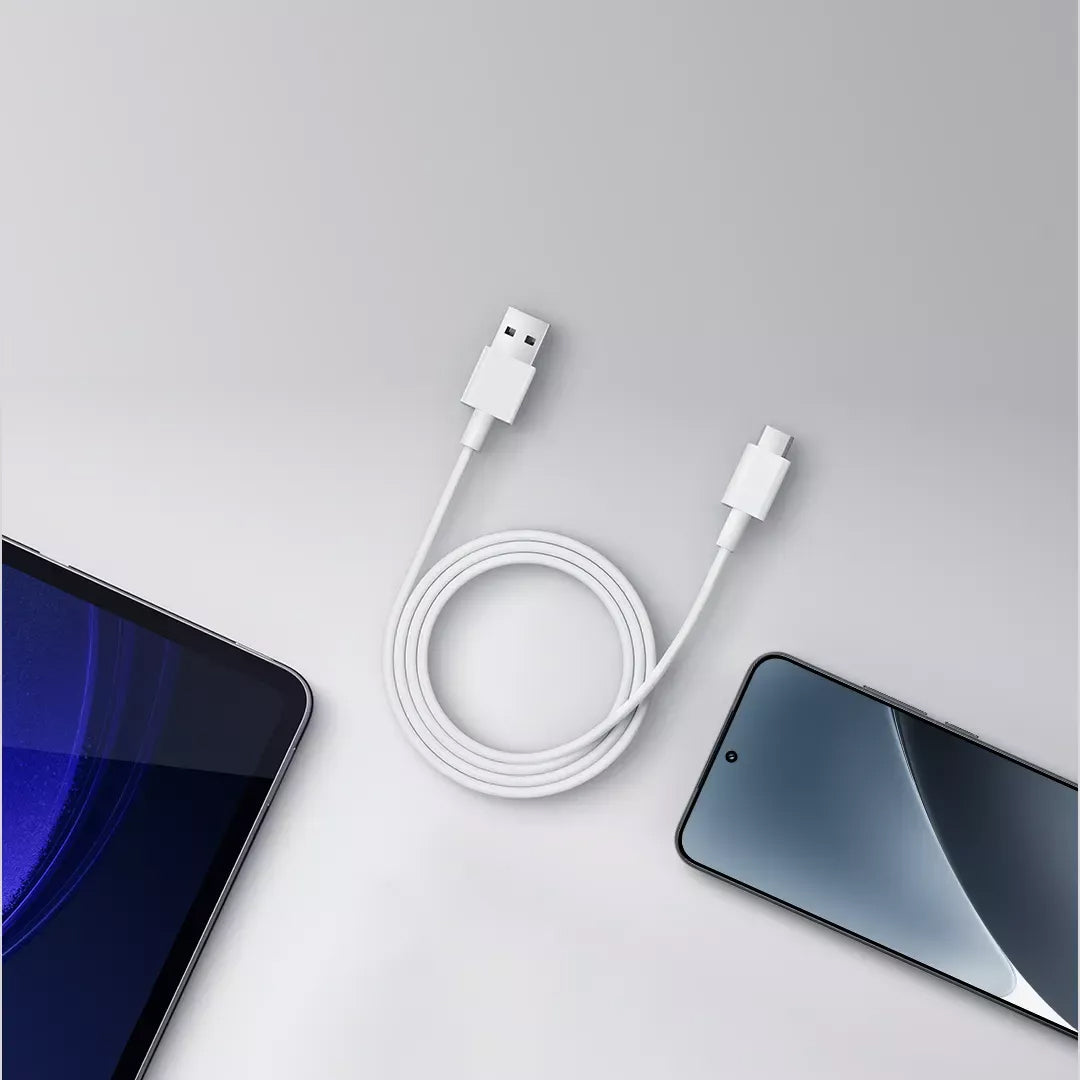Câble de Données et de Charge USB-C - USB-C Xiaomi, 120W, 1m, Blanc BHR087KGL