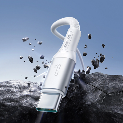 Data- en Oplaadkabel USB-A - USB-C Joyroom S-A28 Flash, 18W, 1m, Wit