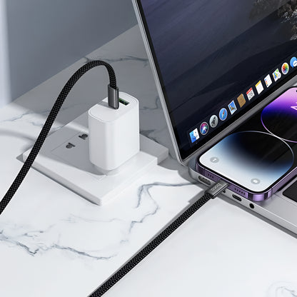 USB-C - Lightning Data- en Oplaadkabel HOCO X125, 30W, 1m, Zwart