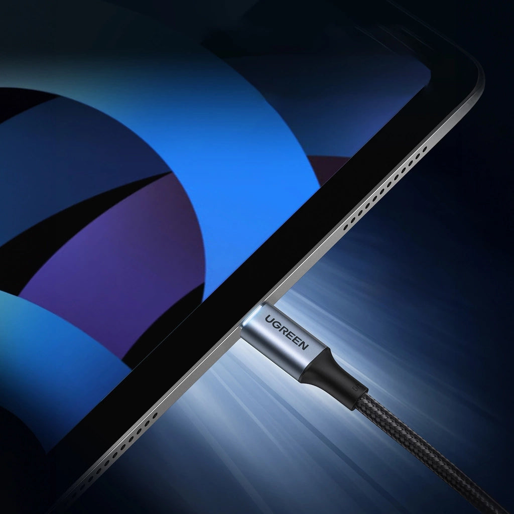 Data- en Oplaadkabel USB-C - USB-C UGREEN US316, 100W, 0.5m, Gri