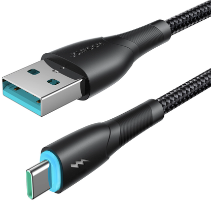 Data- en Oplaadkabel USB-A - USB-C Joyroom S-A32, 18W, 1m, Zwart