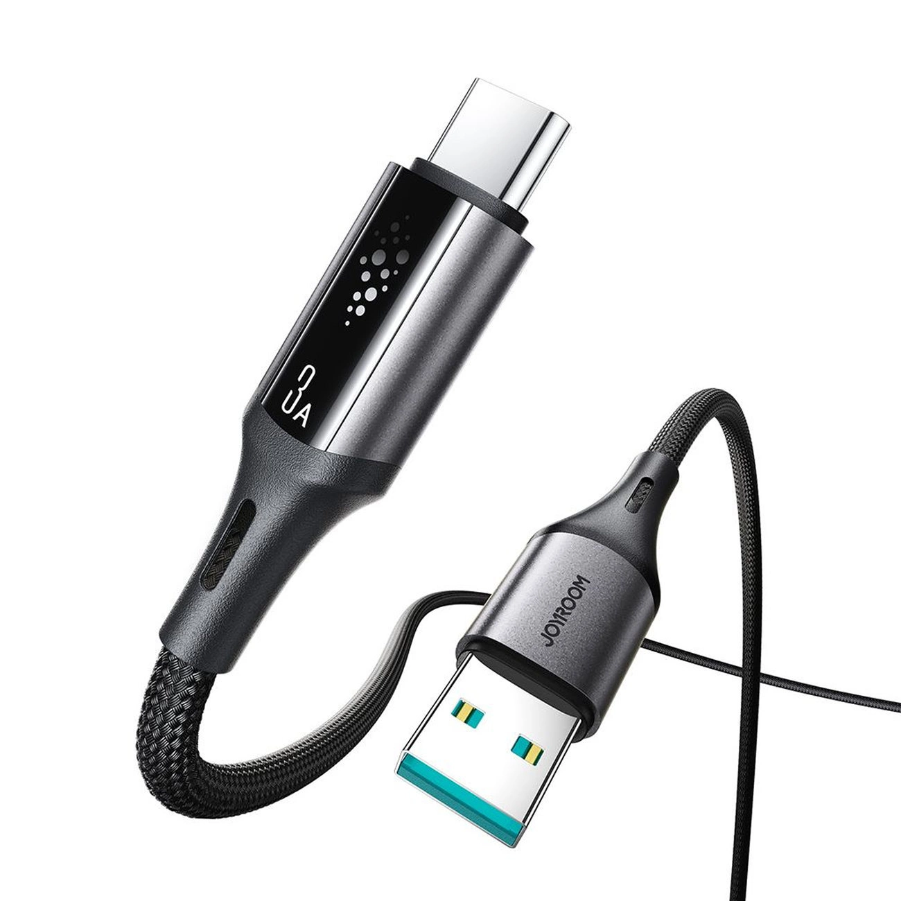 Data- en Oplaadkabel USB-A - USB-C Joyroom S-A60 StarTalk, 18W, 1.2m, Zwart