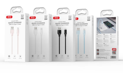 Câble de Données et de Charge USB-A - Lightning XO Design NB291, 18W, 1m, Bleu