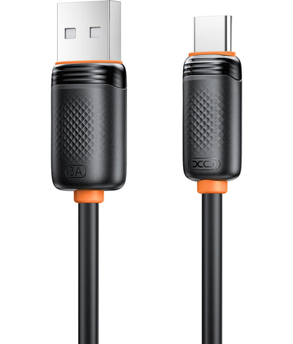 Daten- und Ladekabel USB-A - USB-C XO Design NB302, 18W, 1m, Schwarz