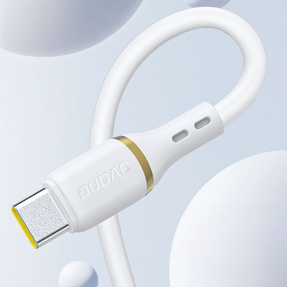 USB-A - Lightning Dudao L25L Gegevens- en Oplaadkabel, 30W, 1m, Wit