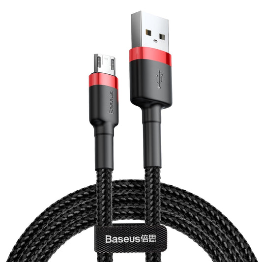 Daten- und Ladekabel USB-A - microUSB Baseus Cafule, 18W, 2m, Rot