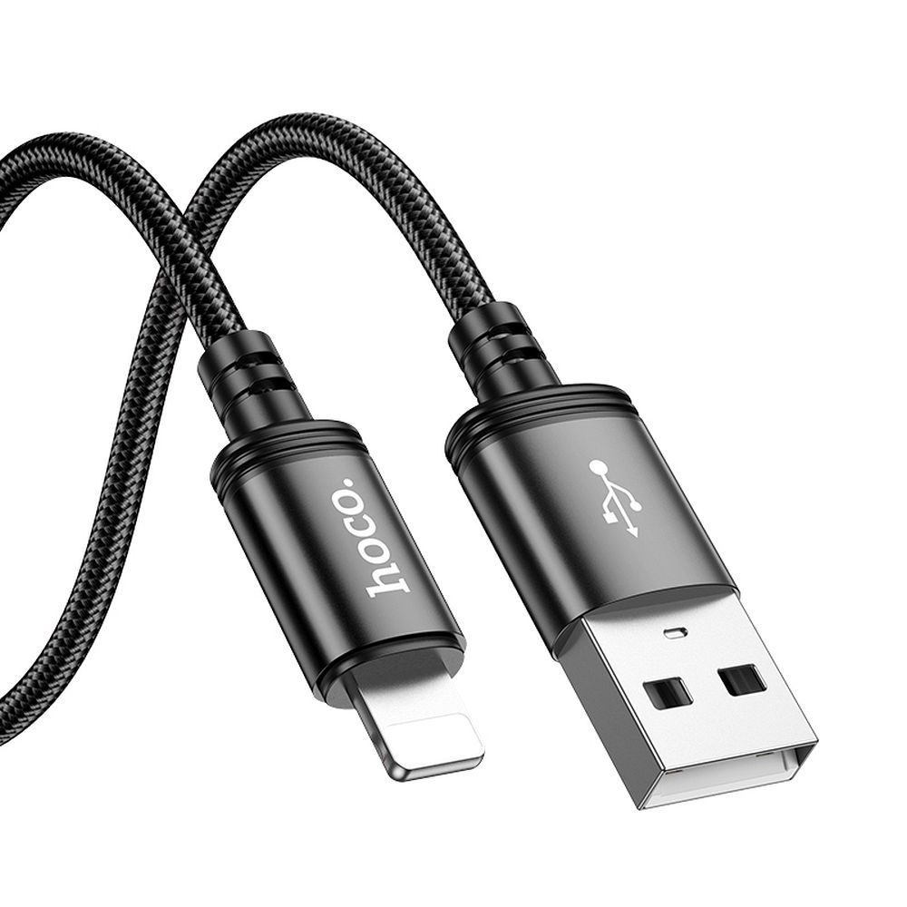 Câble de Données et de Charge USB-A - Lightning HOCO X89, 18W, 2m, Noir