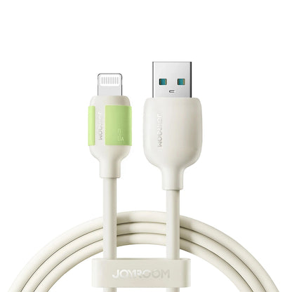Câble de Données et de Charge USB-A - Lightning Joyroom S-A53, 18W, 1.2m, Beige