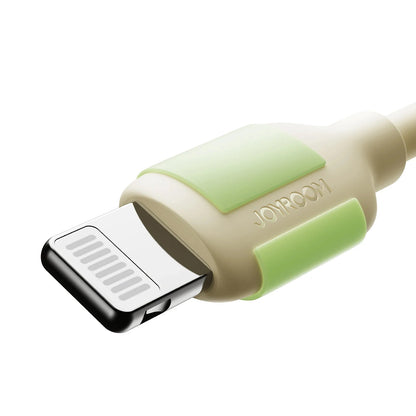 USB-C - Lightning Data- en Oplaadkabel Joyroom S-A53, 30W, 1.2m, Beige