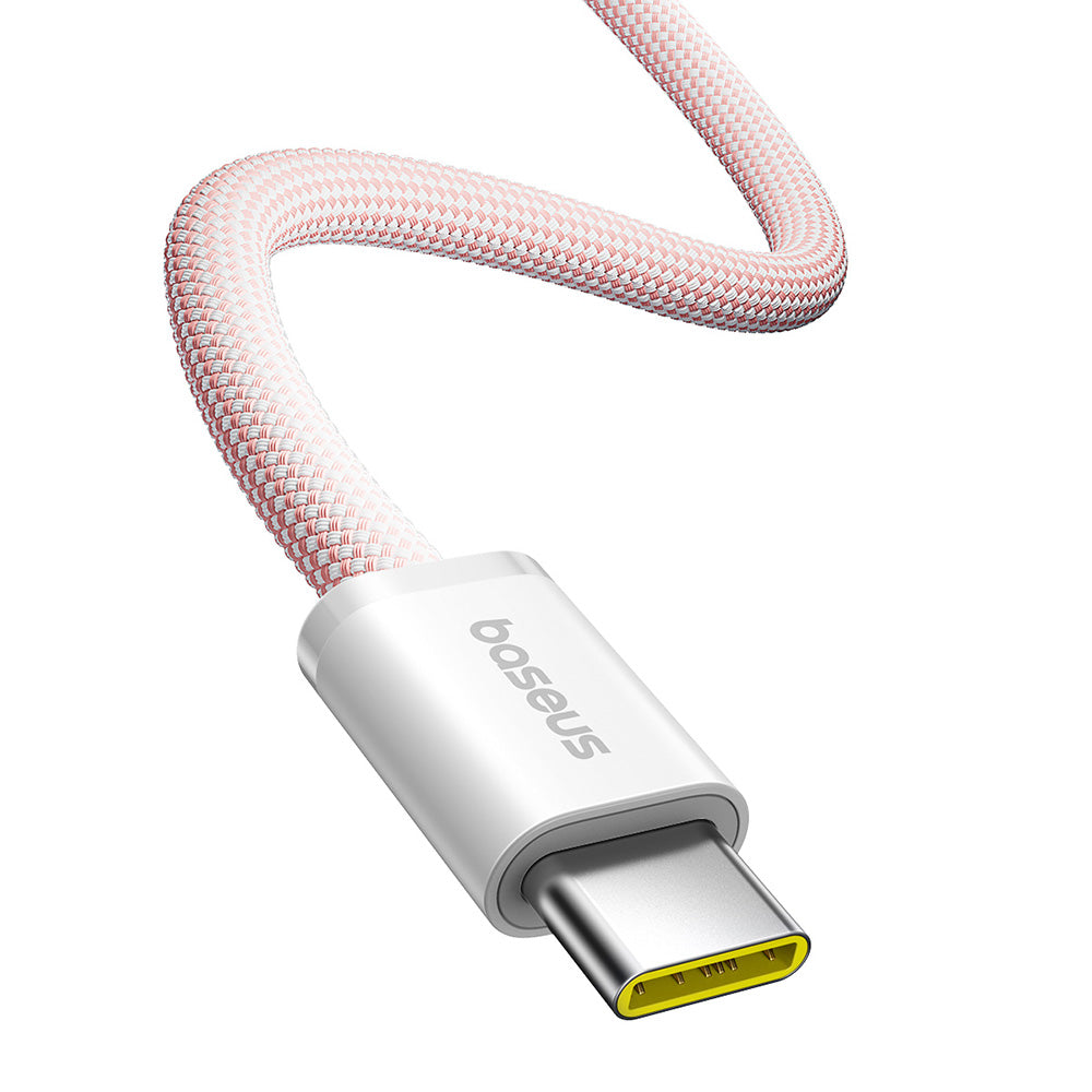 USB-C Data en Oplaadkabel - USB-C Baseus Dynamic 4 Series, 100W, 1m, Roze P10381400411-00