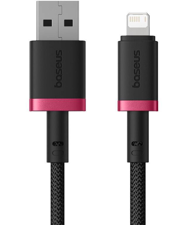 Data- en Oplaadkabel USB-A - Lightning Baseus Dura Series, 18W, 2m, Rood P10377801U01-03
