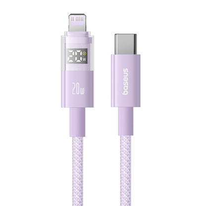 USB-C - USB-C Baseus Display 2 Data- en Oplaadkabel, 100W, 1m, Paars P10382702511-00