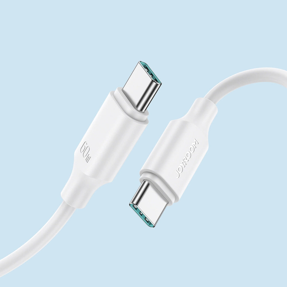Câble de Données et de Charge USB-C - USB-C Joyroom S-A9, 60W, 1m, Blanc