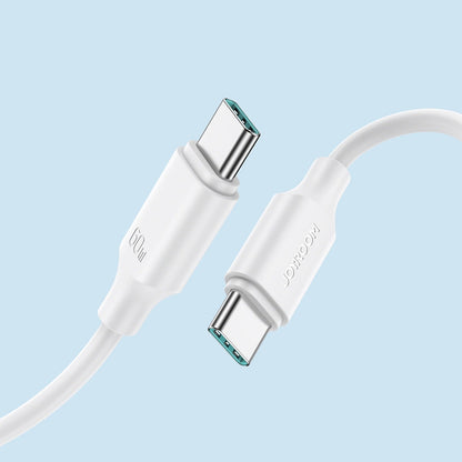 Câble de Données et de Charge USB-C - USB-C Joyroom S-A9, 60W, 1m, Blanc