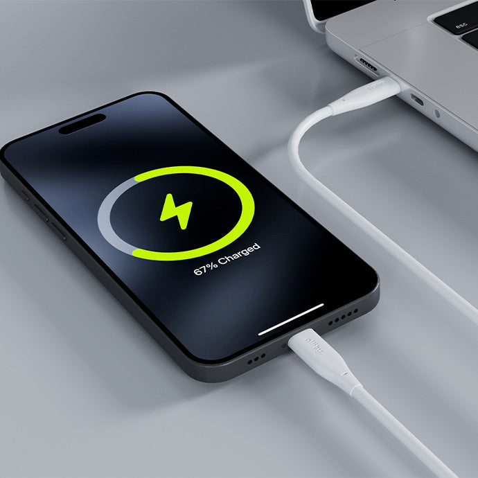 USB-C Data- en Oplaadkabel - USB-C Allity. AUC-02, 100W, 1m, Wit