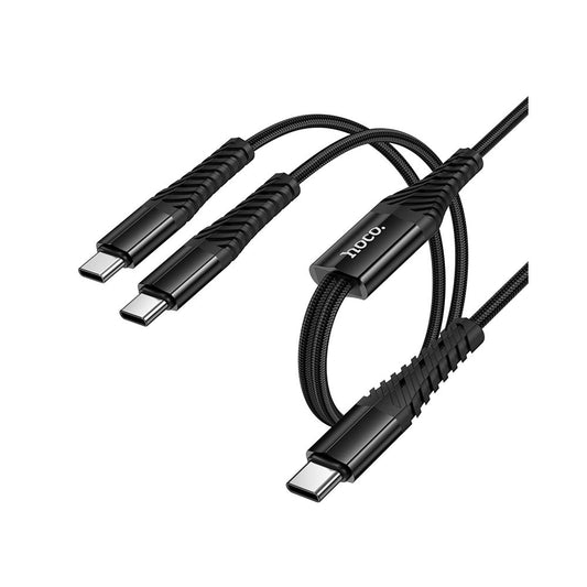 Câble de Chargement USB-C - 2 x USB-C HOCO X123, 10W, 1m, Noir